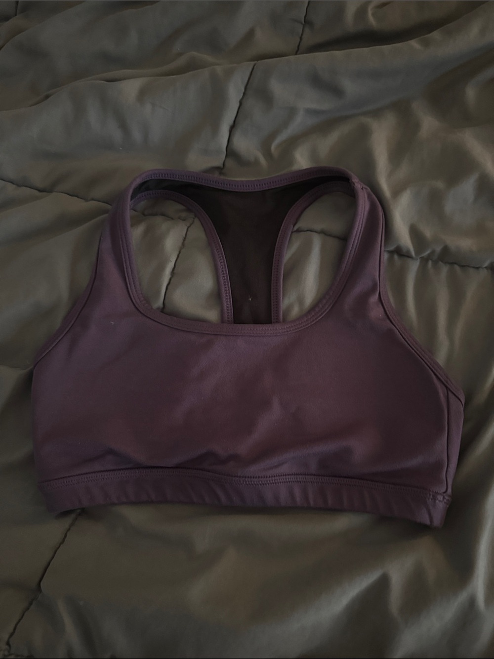Fleo Purple Racerback Nora Sports Bra